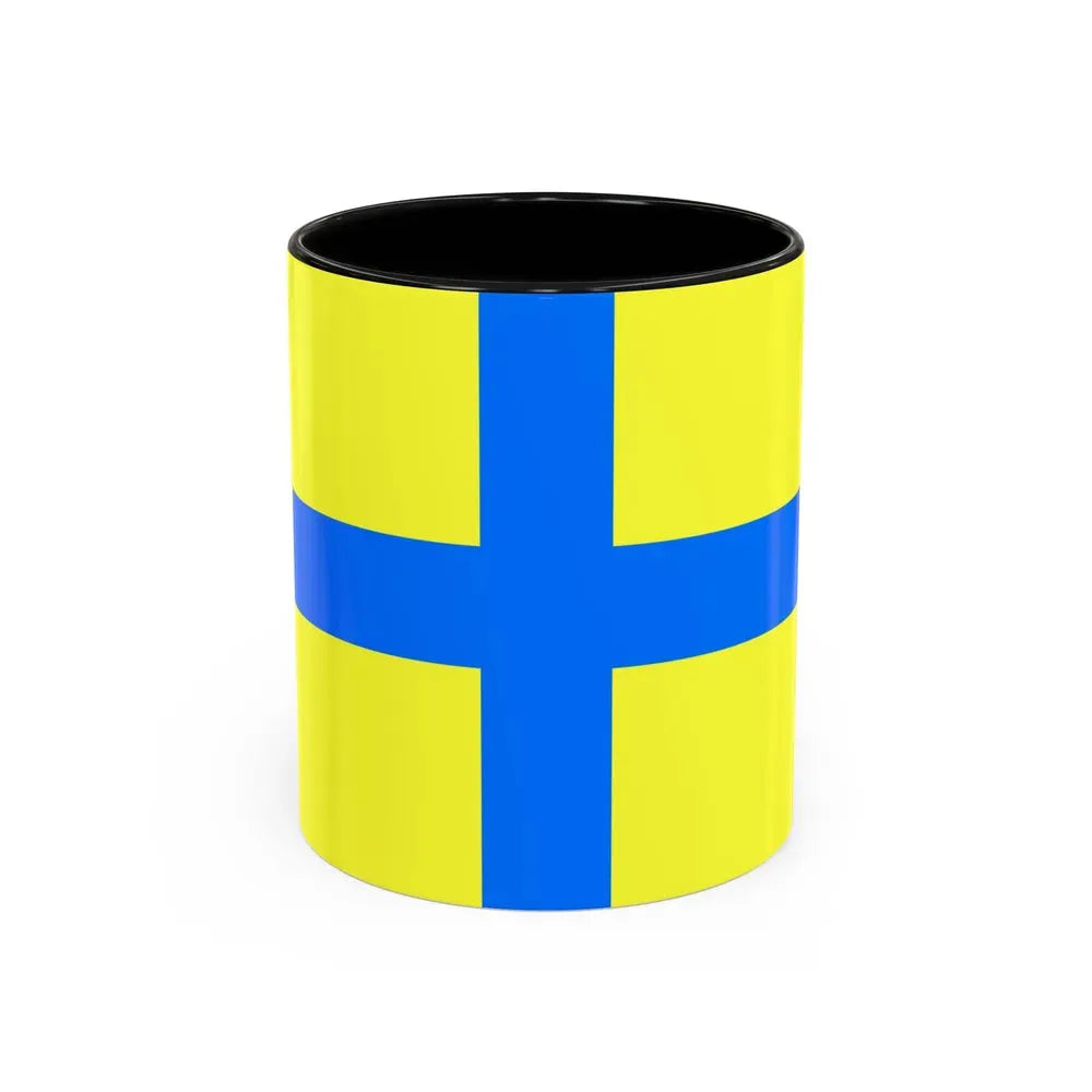 Flag of Parma Italy - Accent Coffee Mug 11oz Black - Go Mug Yourself