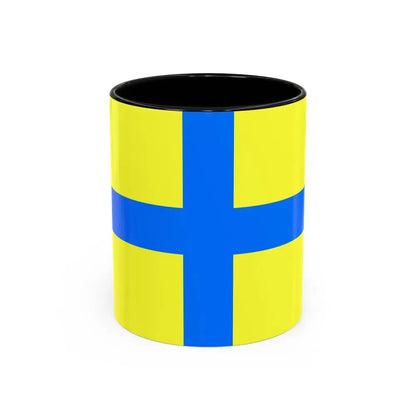 Flag of Parma Italy - Accent Coffee Mug 11oz Black - Go Mug Yourself