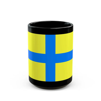 Flag of Parma Italy - Black Coffee Mug-15oz-Go Mug Yourself