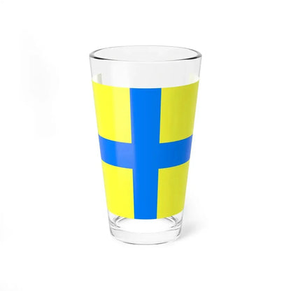 Flag of Parma Italy - Pint Glass 16oz 16oz - Go Mug Yourself