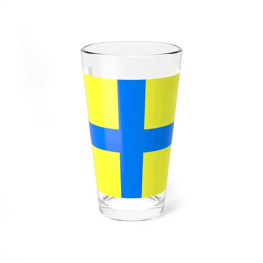 Flag of Parma Italy - Pint Glass 16oz 16oz - Go Mug Yourself