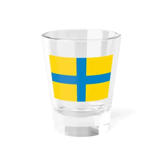 Flag of Parma (Italy) Shot Glass 1.5oz 1.5oz - Go Mug Yourself