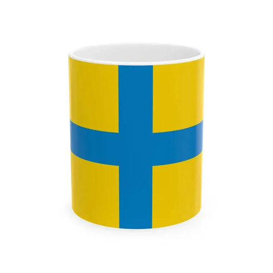 Flag of Parma (Italy) White Coffee Mug 11oz - Go Mug Yourself
