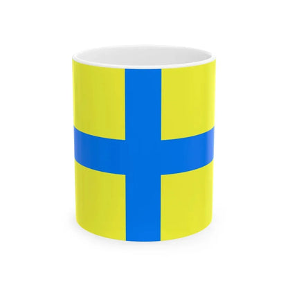 Flag of Parma Italy - White Coffee Mug 11oz - Go Mug Yourself