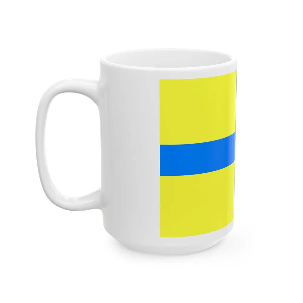 Flag of Parma Italy - White Coffee Mug-Go Mug Yourself