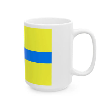 Flag of Parma Italy - White Coffee Mug-Go Mug Yourself