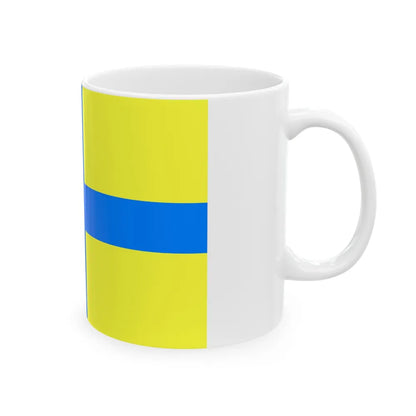 Flag of Parma Italy - White Coffee Mug-Go Mug Yourself