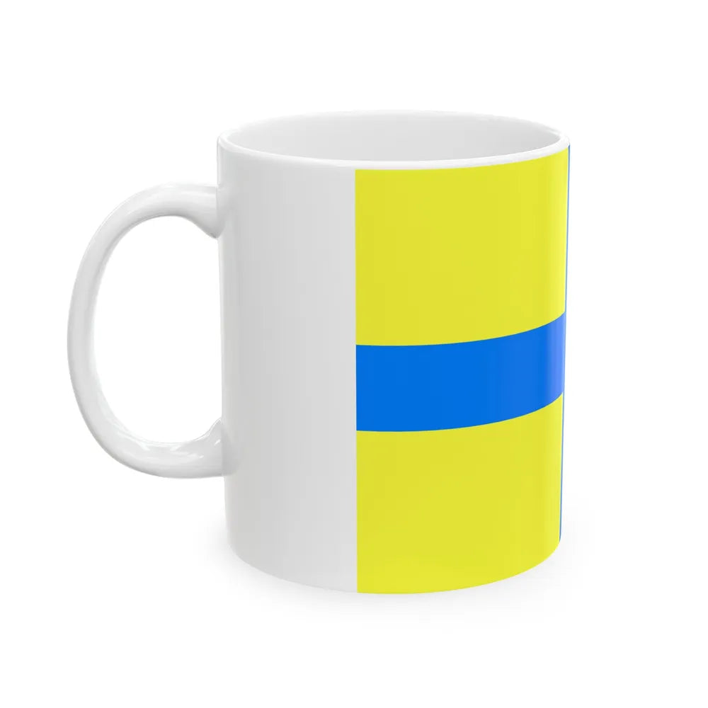 Flag of Parma Italy - White Coffee Mug-Go Mug Yourself