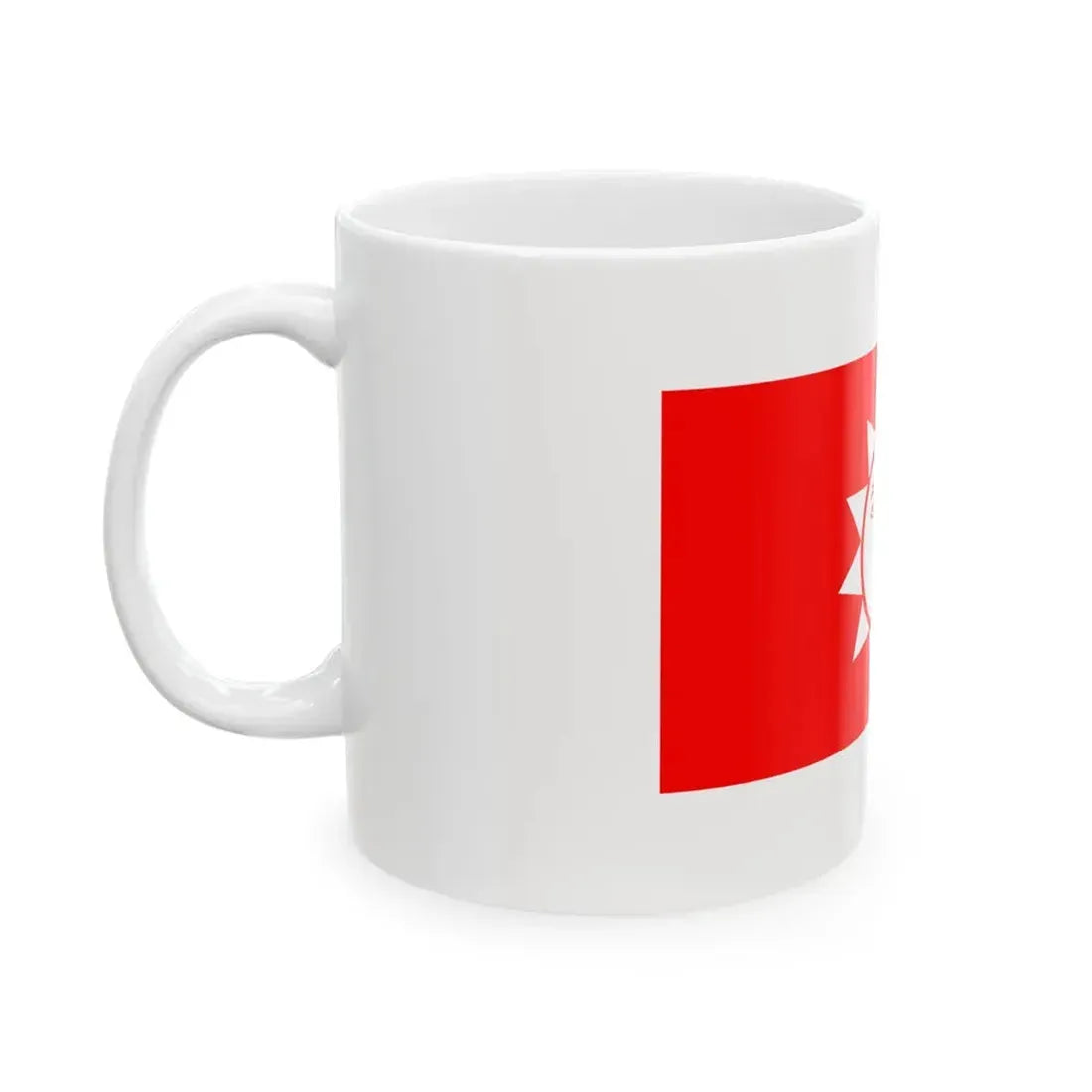 Flag of Partabgarh (India) White Coffee Mug - Go Mug Yourself