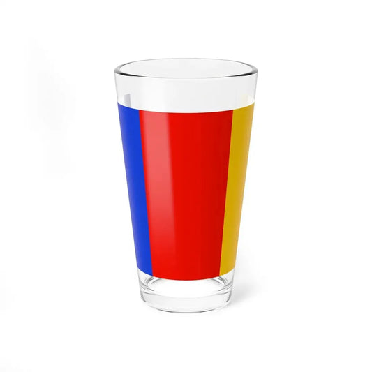 Flag of Parthenopaean Republic 1799 (Italy) Pint Glass 16oz 16oz - Go Mug Yourself