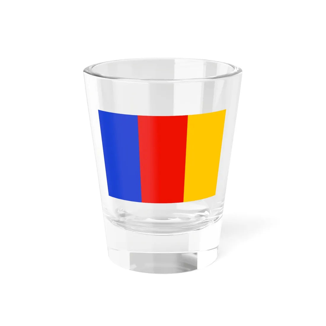Flag of Parthenopaean Republic 1799 (Italy) Shot Glass 1.5oz 1.5oz - Go Mug Yourself