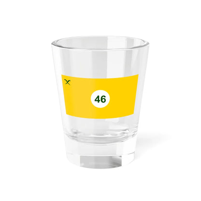 Flag of Parti Melayu Semangat 46 (Malaysia) Shot Glass 1.5oz 1.5oz - Go Mug Yourself