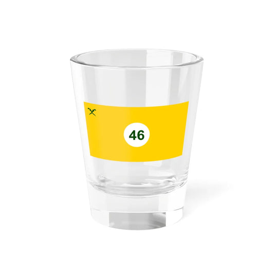 Flag of Parti Melayu Semangat 46 (Malaysia) Shot Glass 1.5oz 1.5oz - Go Mug Yourself