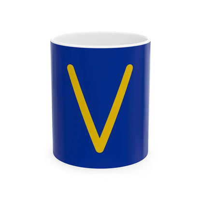 Flag of Partido Democrata (Costa Rica) White Coffee Mug 11oz - Go Mug Yourself