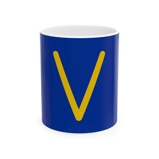 Flag of Partido Democrata (Costa Rica) White Coffee Mug 11oz - Go Mug Yourself
