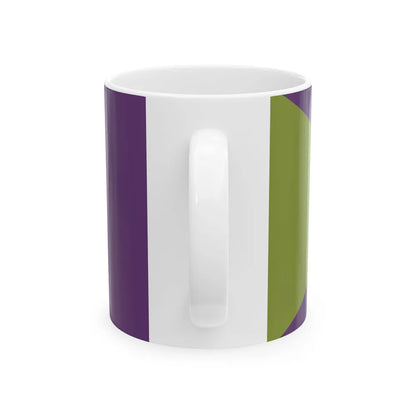 Flag of Partido Independiente (Costa Rica) White Coffee Mug - Go Mug Yourself