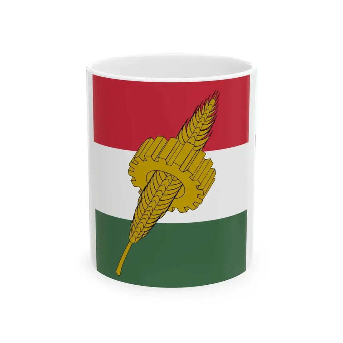 Flag of Party of National Unity Hungary (Hungary) White Coffee Mug 11oz - Go Mug Yourself