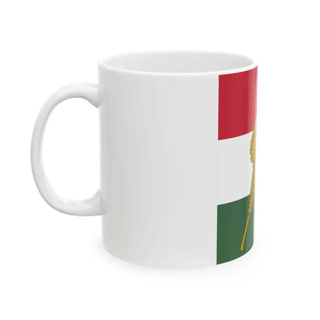 Flag of Party of National Unity Hungary (Hungary) White Coffee Mug - Go Mug Yourself