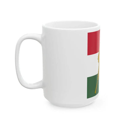 Flag of Party of National Unity Hungary (Hungary) White Coffee Mug - Go Mug Yourself