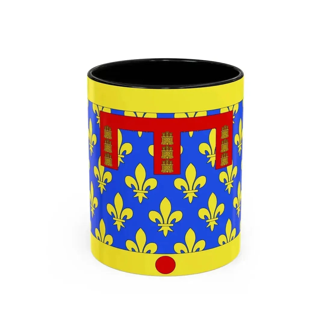 Flag of Pas de Calais France 2 - Accent Coffee Mug 11oz Black - Go Mug Yourself