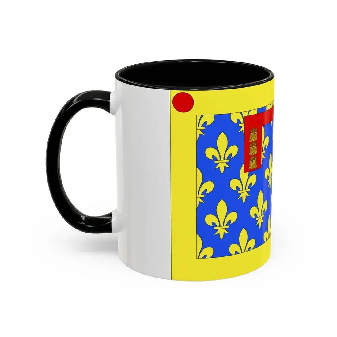 Flag of Pas de Calais France 2 - Accent Coffee Mug - Go Mug Yourself