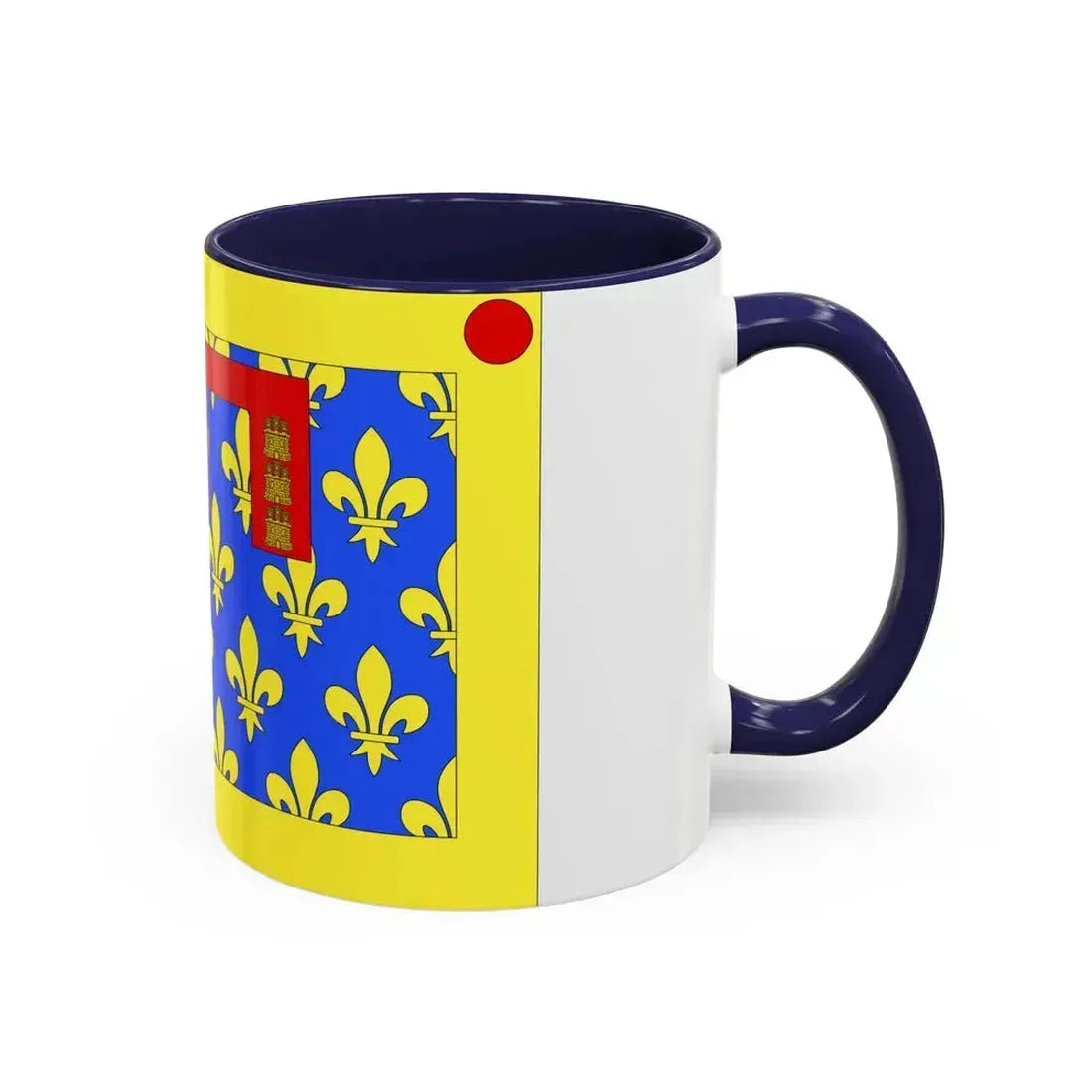 Flag of Pas de Calais France 2 - Accent Coffee Mug - Go Mug Yourself