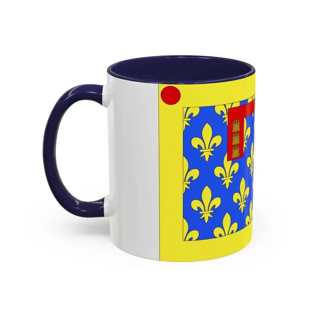 Flag of Pas de Calais France 2 - Accent Coffee Mug - Go Mug Yourself