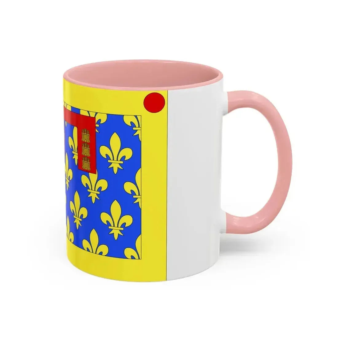 Flag of Pas de Calais France 2 - Accent Coffee Mug - Go Mug Yourself