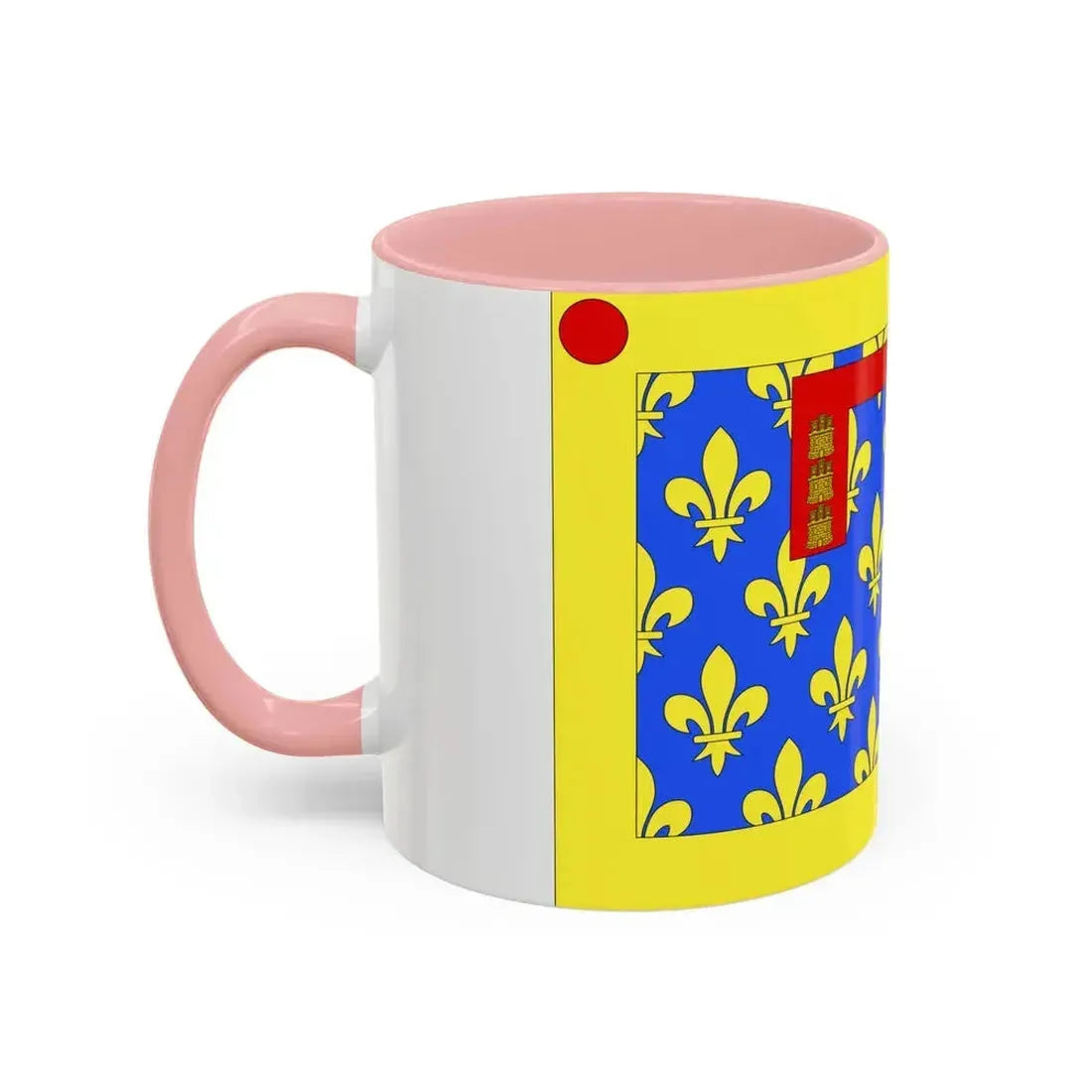 Flag of Pas de Calais France 2 - Accent Coffee Mug - Go Mug Yourself