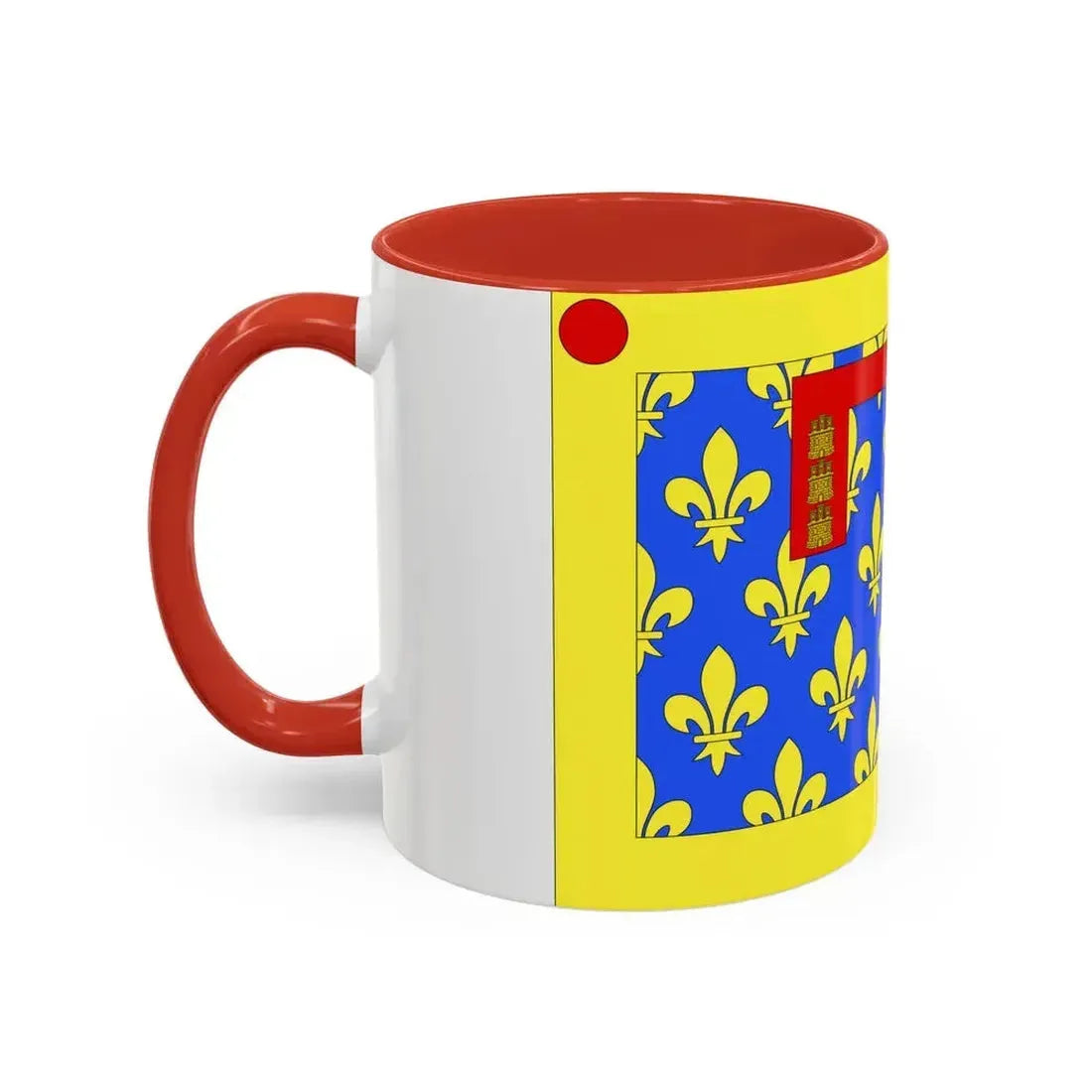 Flag of Pas de Calais France 2 - Accent Coffee Mug - Go Mug Yourself