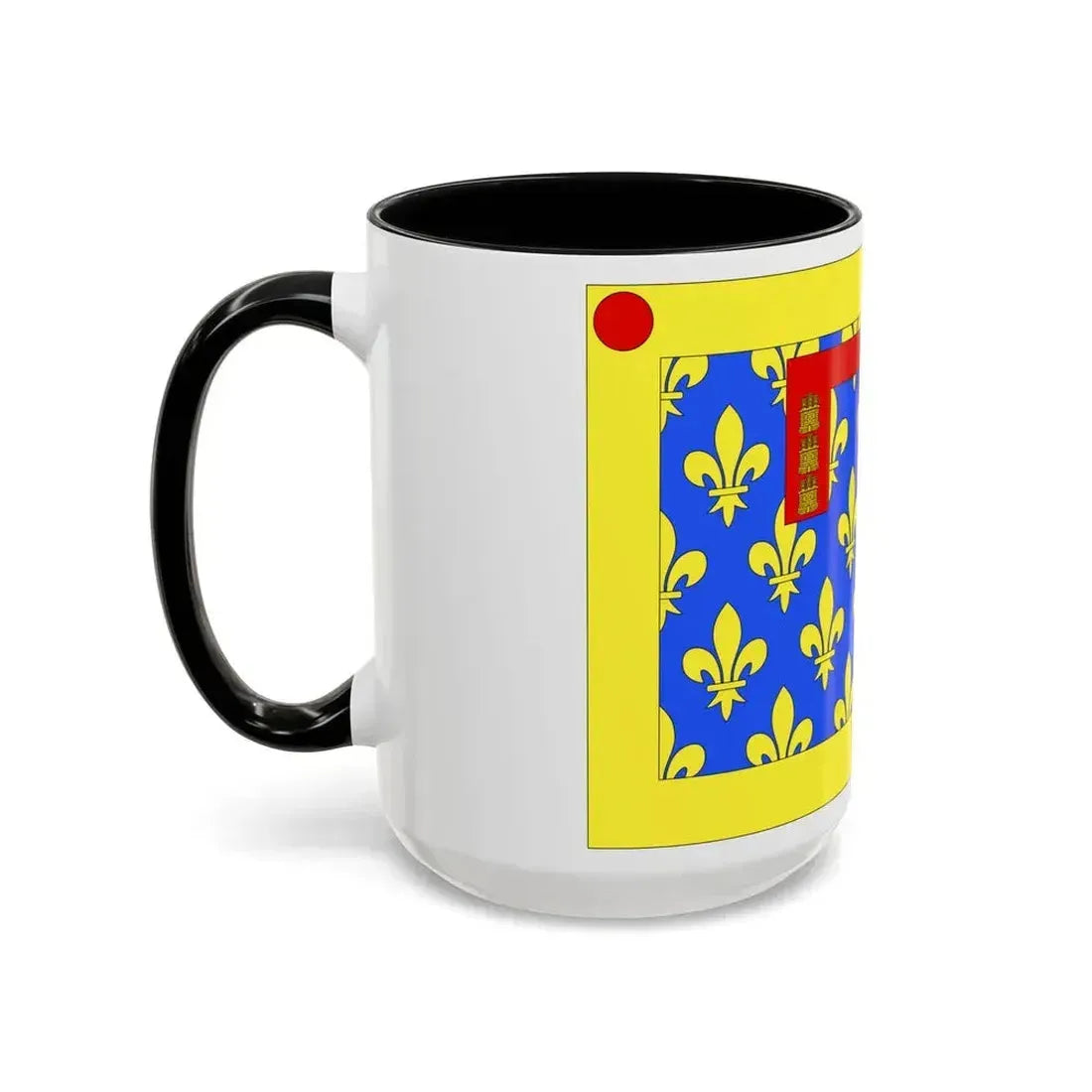 Flag of Pas de Calais France 2 - Accent Coffee Mug - Go Mug Yourself