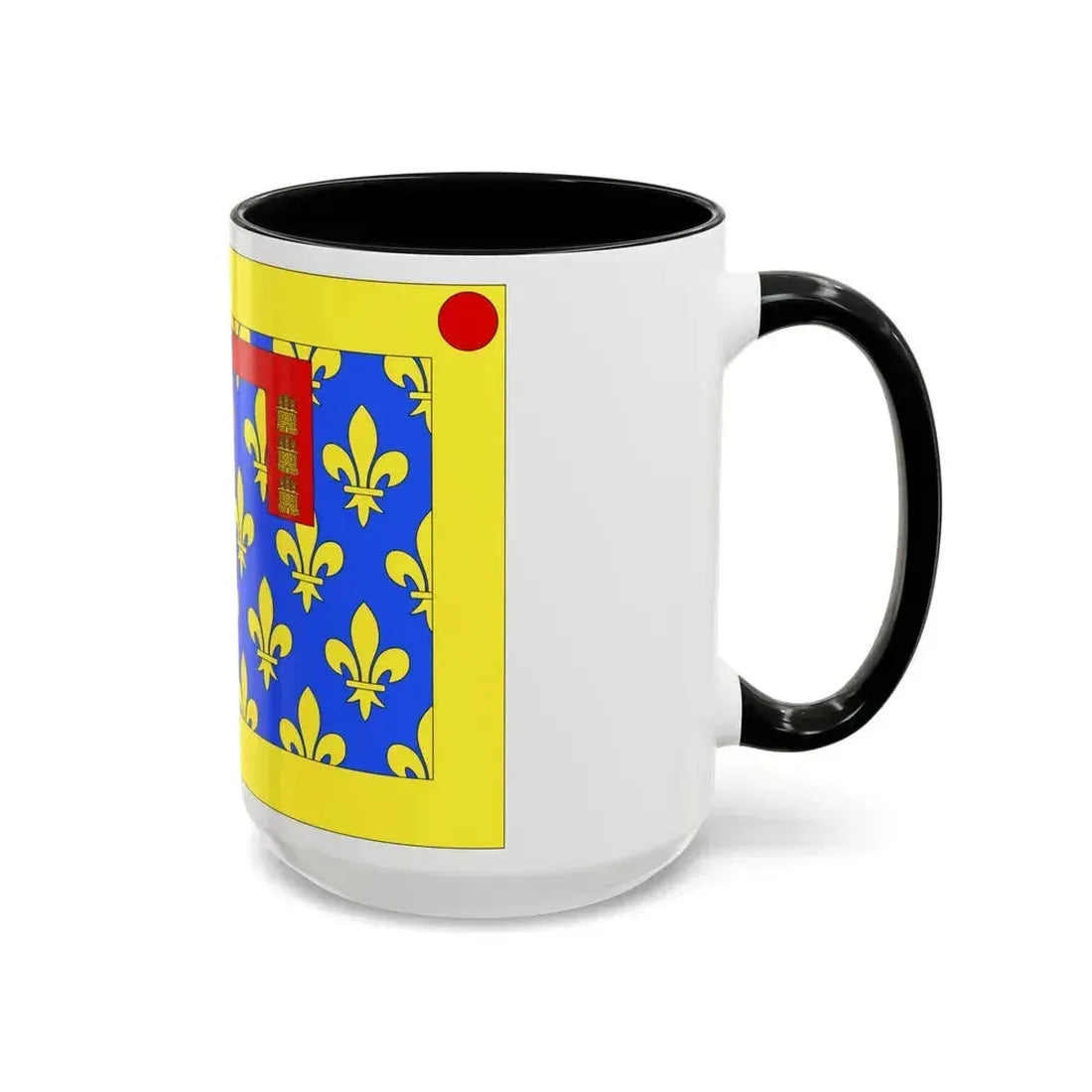 Flag of Pas de Calais France 2 - Accent Coffee Mug - Go Mug Yourself
