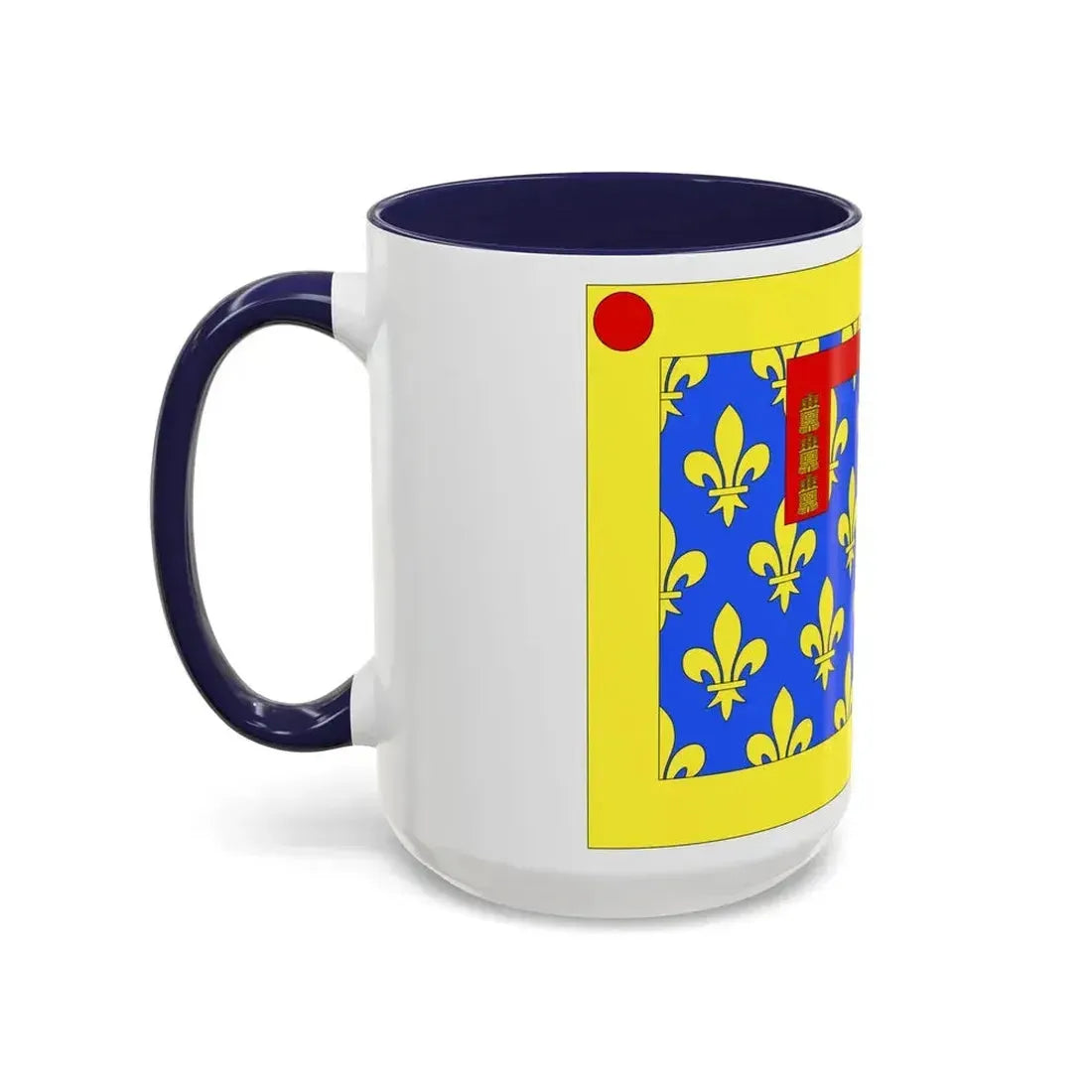Flag of Pas de Calais France 2 - Accent Coffee Mug - Go Mug Yourself