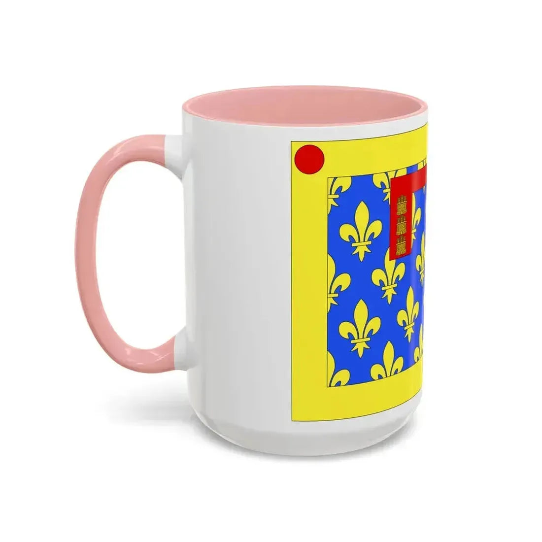 Flag of Pas de Calais France 2 - Accent Coffee Mug - Go Mug Yourself