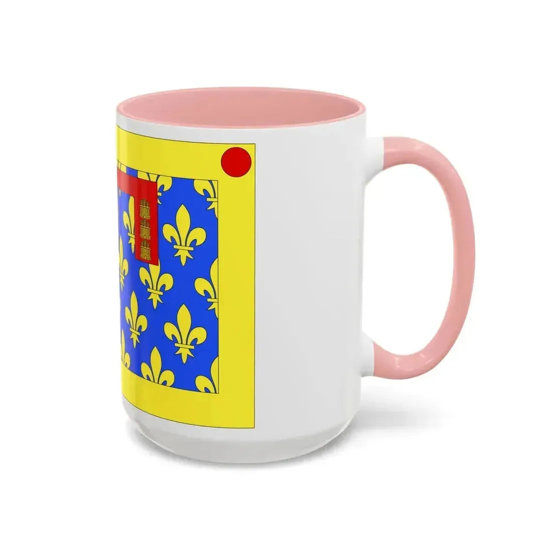 Flag of Pas de Calais France 2 - Accent Coffee Mug - Go Mug Yourself