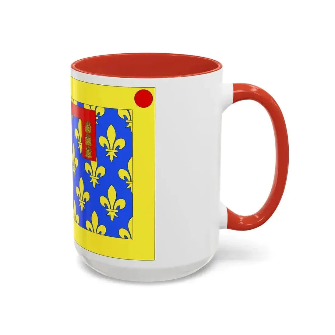 Flag of Pas de Calais France 2 - Accent Coffee Mug - Go Mug Yourself