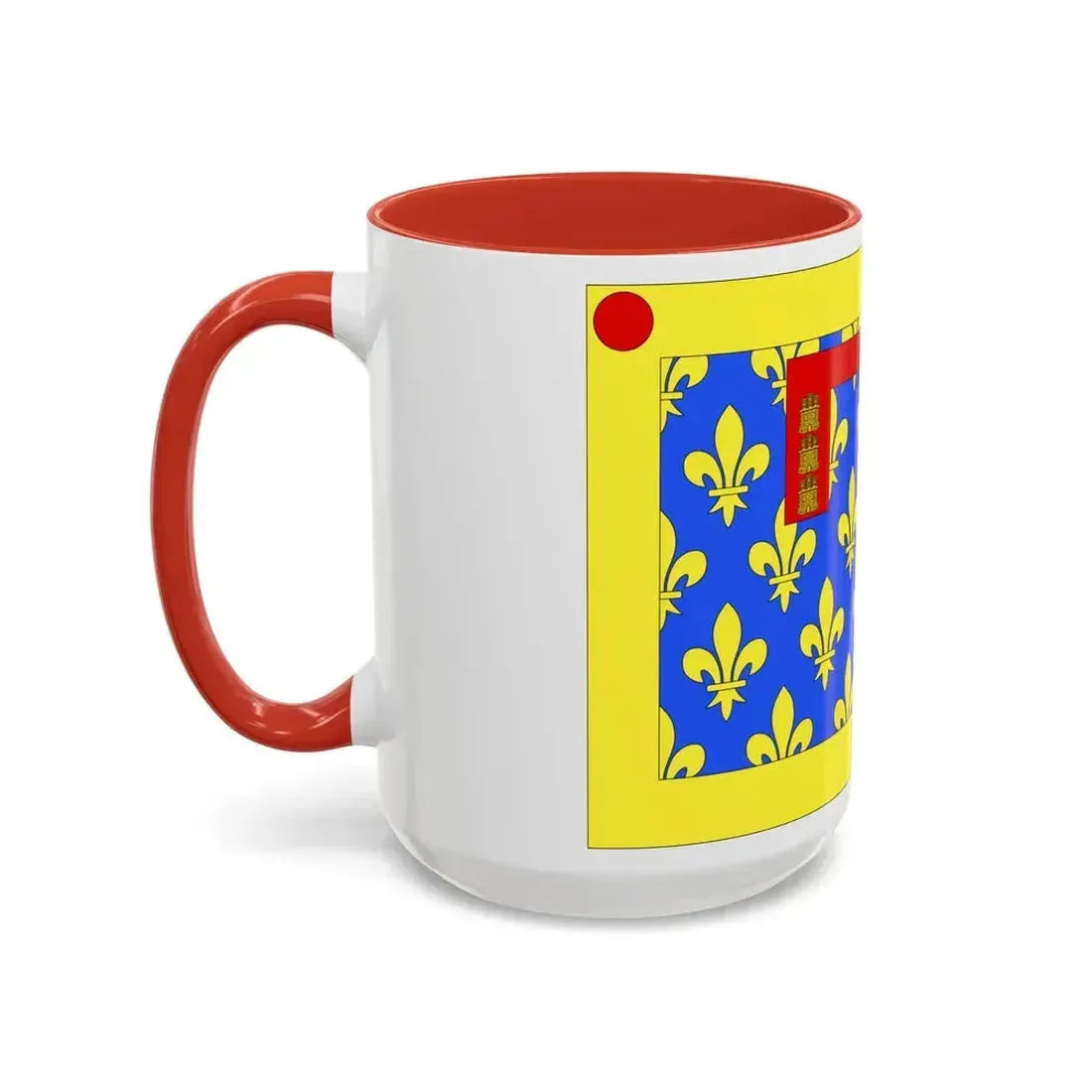 Flag of Pas de Calais France 2 - Accent Coffee Mug - Go Mug Yourself