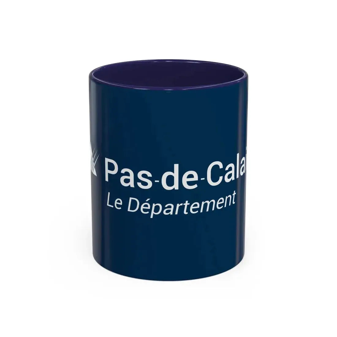 Flag of Pas de Calais France - Accent Coffee Mug 11oz Navy - Go Mug Yourself