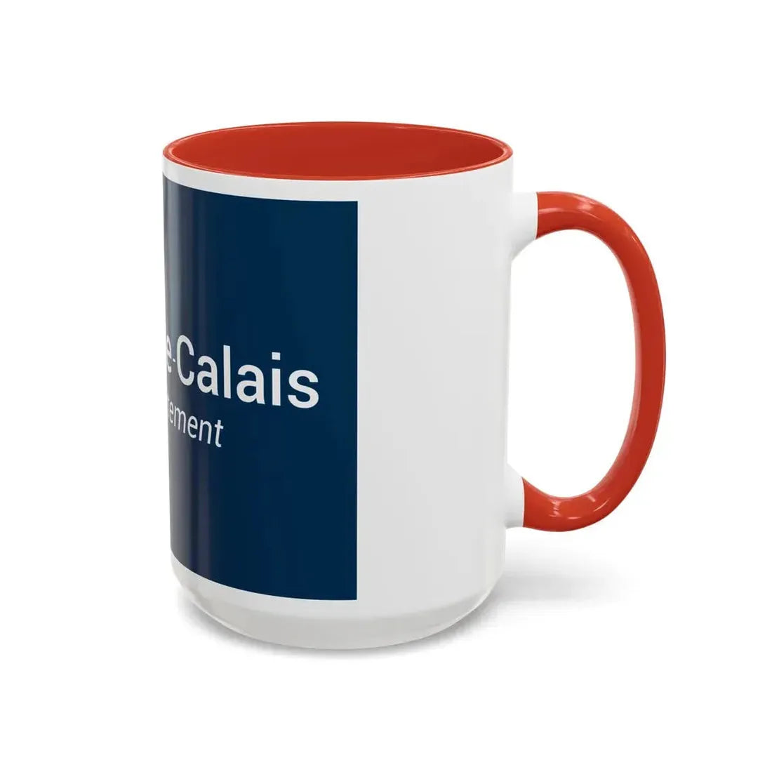 Flag of Pas de Calais France - Accent Coffee Mug - Go Mug Yourself