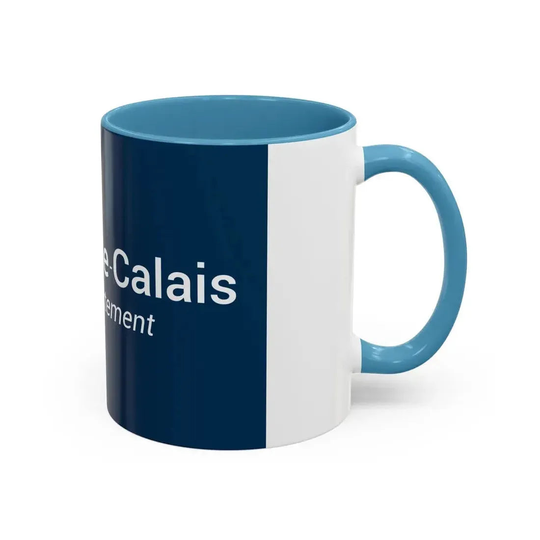 Flag of Pas de Calais France - Accent Coffee Mug - Go Mug Yourself