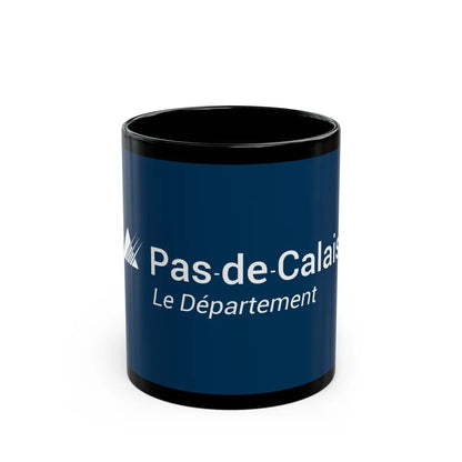 Flag of Pas de Calais France - Black Coffee Mug-11oz-Go Mug Yourself