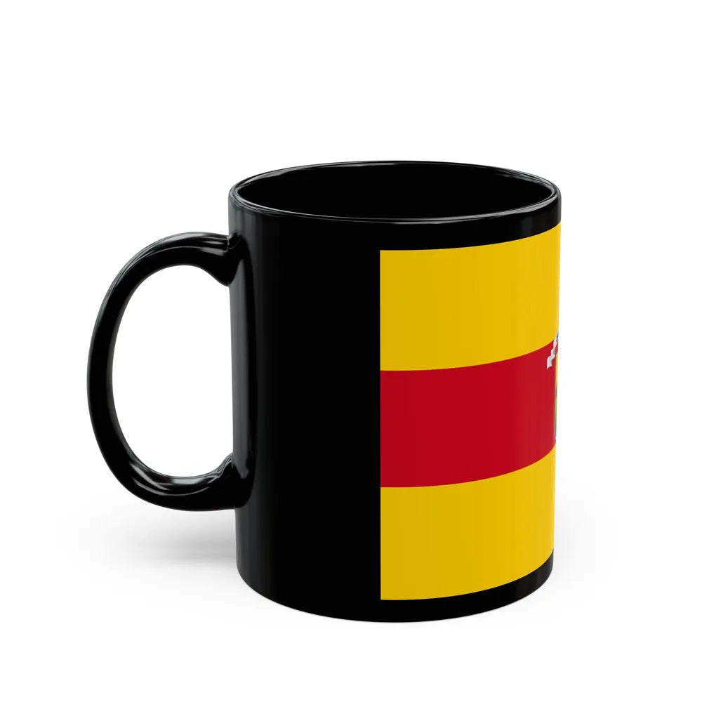 Flag of Pasaje Ecuador - Black Coffee Mug-Go Mug Yourself