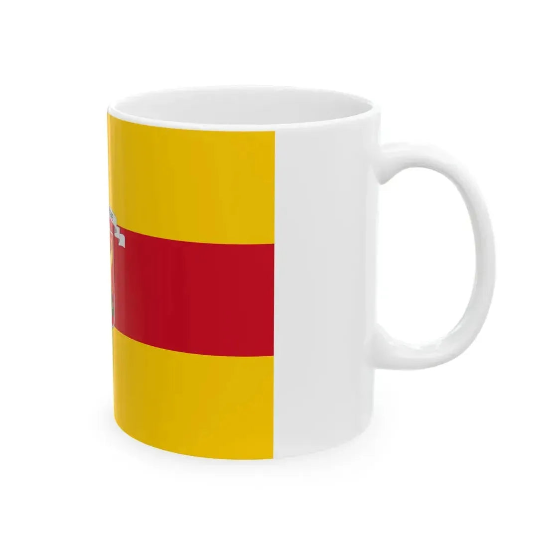 Flag of Pasaje Ecuador (Ecuador) White Coffee Mug - Go Mug Yourself
