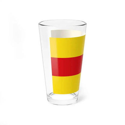 Flag of Pasaje (Ecuador) Pint Glass 16oz - Go Mug Yourself