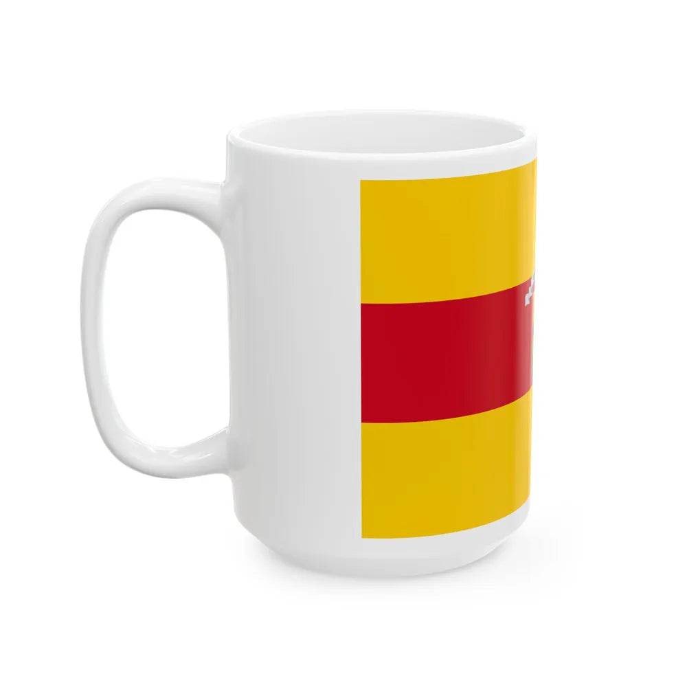 Flag of Pasaje Ecuador - White Coffee Mug-Go Mug Yourself