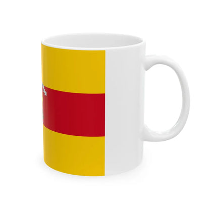 Flag of Pasaje Ecuador - White Coffee Mug-Go Mug Yourself