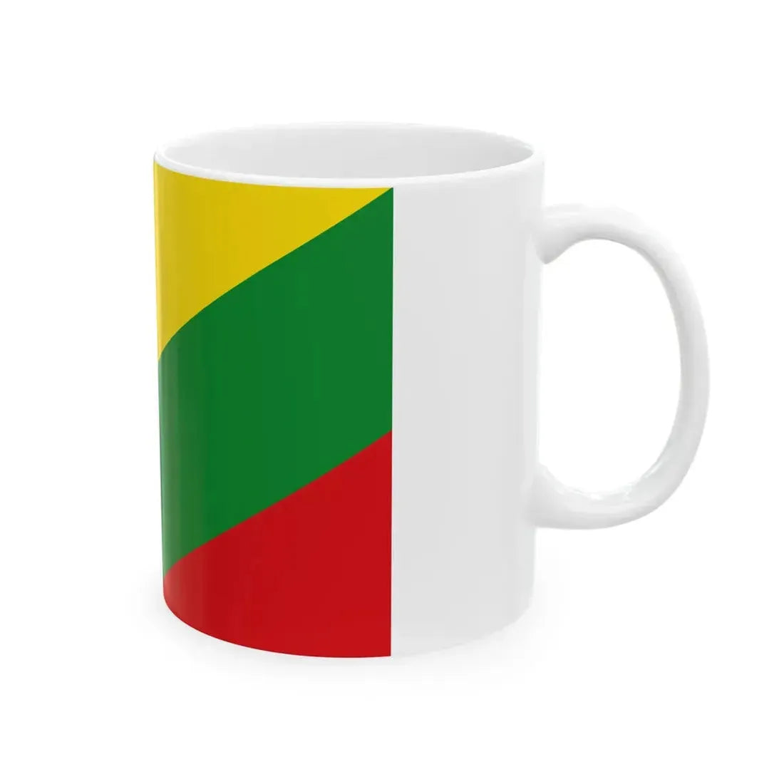 Flag of Pasco Department (Peru) White Coffee Mug - Go Mug Yourself