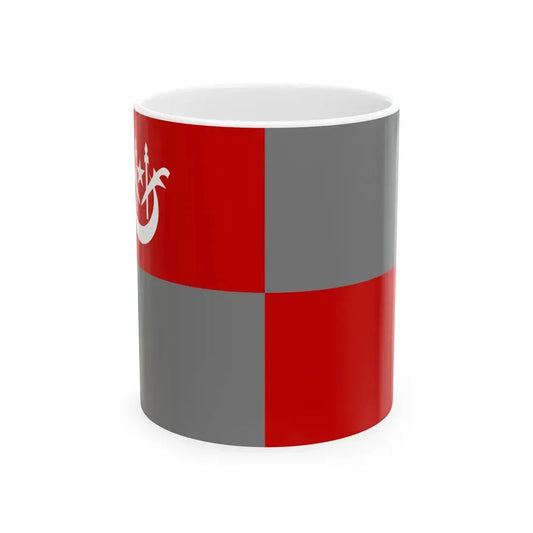 Flag of Pasir Puteh Kelantan (Malaysia) White Coffee Mug 11oz - Go Mug Yourself