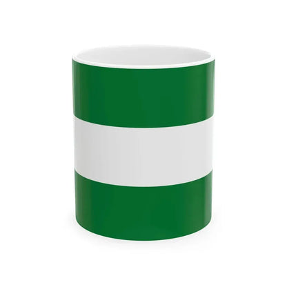 Flag of Pasorapa Bolivia (Bolivia) White Coffee Mug 11oz - Go Mug Yourself