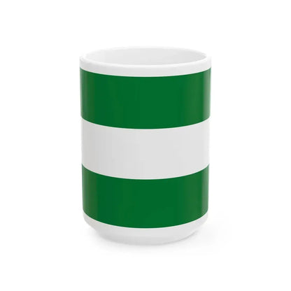 Flag of Pasorapa Bolivia (Bolivia) White Coffee Mug 15oz - Go Mug Yourself